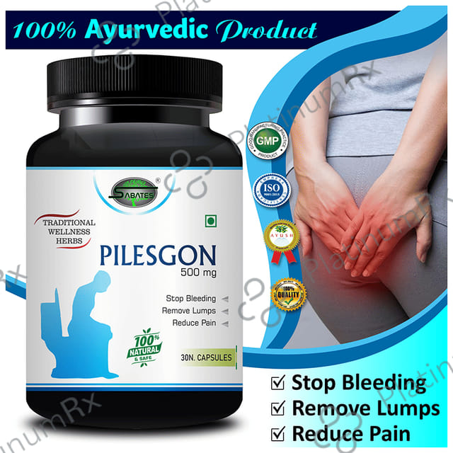 Sabates Pilesgon 500mg Capsule