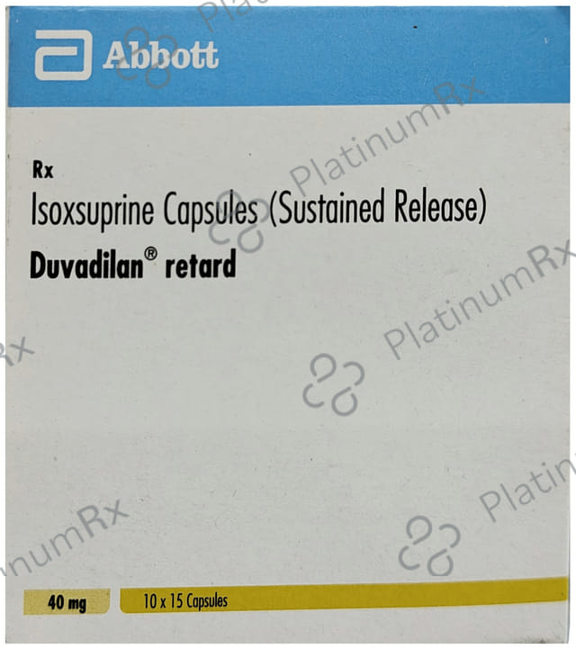 Duvadilan Retard 40mg Capsule SR 15s