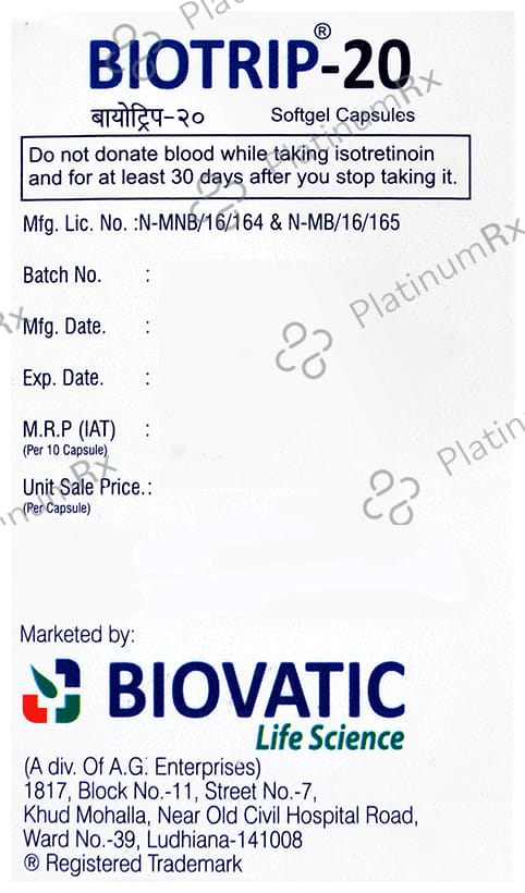 Biotrip 20 Softgel Capsule
