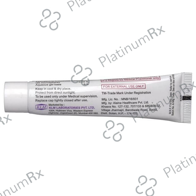 Trunex MS 0.04% Aqueous Gel 15gm