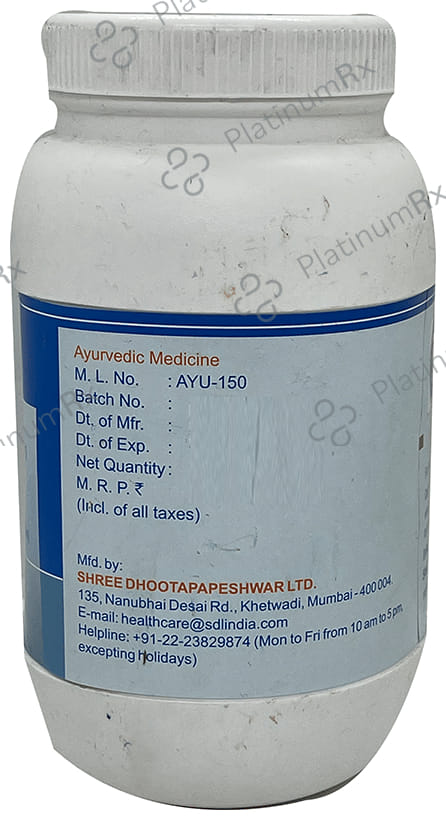 Dhootapapeshwar Sootashekhar Rasa (Plain) Tablet 1000 tablets