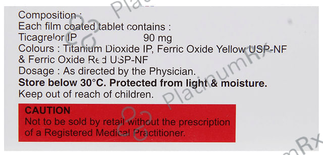 Ticaplat 90mg Tablet 10s
