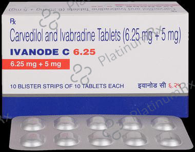 Ivanode C 6.25/5mg Tablet 10s