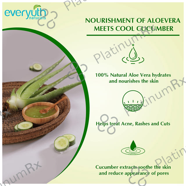 Everyuth Naturals Nourishing Aloevera & Cucumber Gel 150 gm