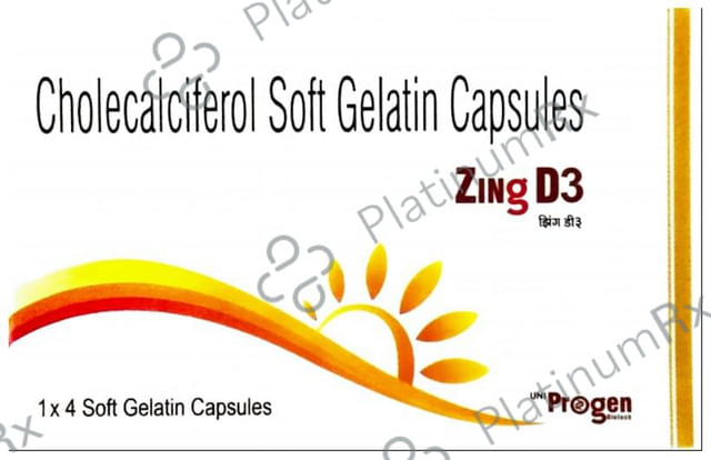 Zing D3 Soft Gelatin Capsule
