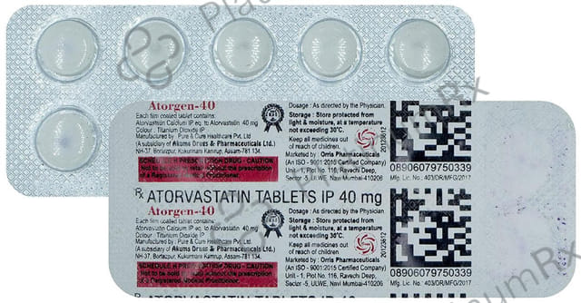 Atorgen 40mg Tablet 10s