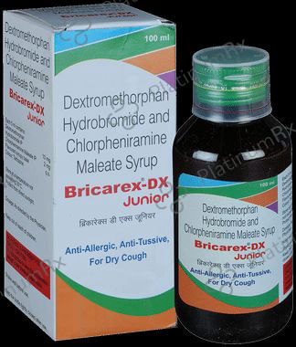 Bricarex DX 2/10mg Junior Syrup 100ml