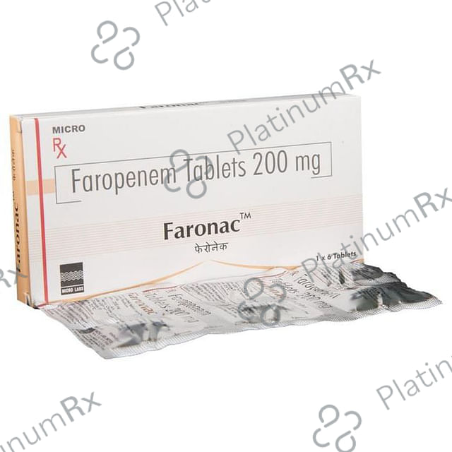 Faronac 200mg Tablet 6s