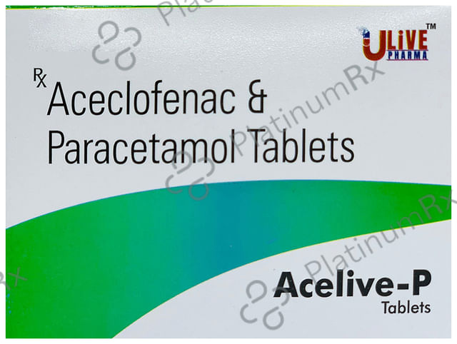 Acelive P 100/325mg Tablet 10s Ulive Pharma