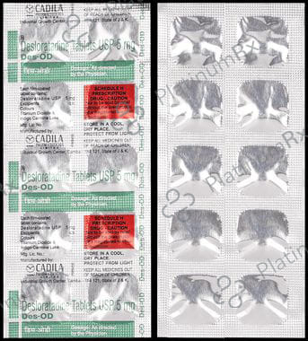 Des-OD 5mg Tablet