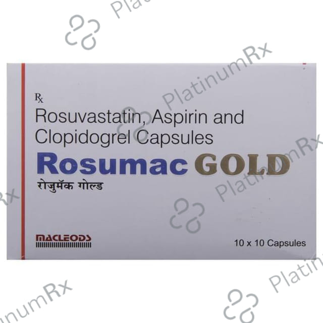 Rosumac Gold 10/75/75mg Capsule 10s