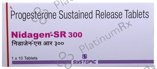 Nidagen SR 300mg Tablet 10s
