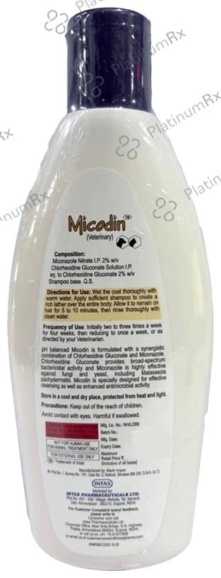 Micodin Pet Shampoo