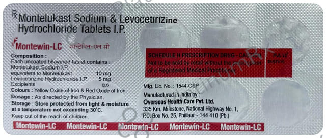 Montewin LC 5/10mg Tablet 10s