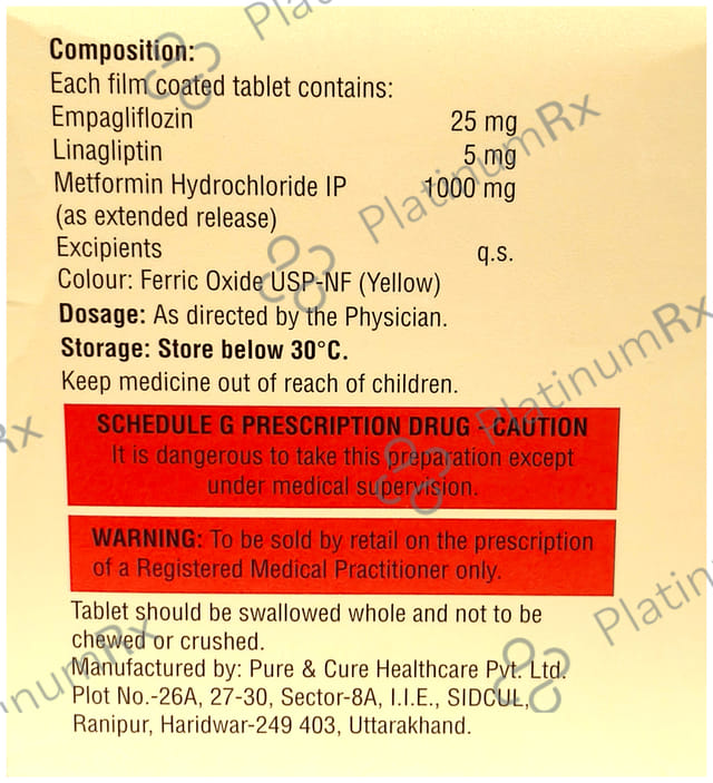 Ajaduo M Forte 25 Tablet ER 10s