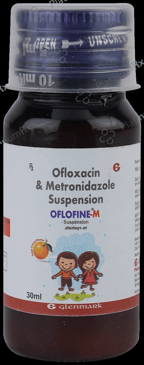 Oflofine M 100/50mg Oral Suspension Tangy Orange 30ml