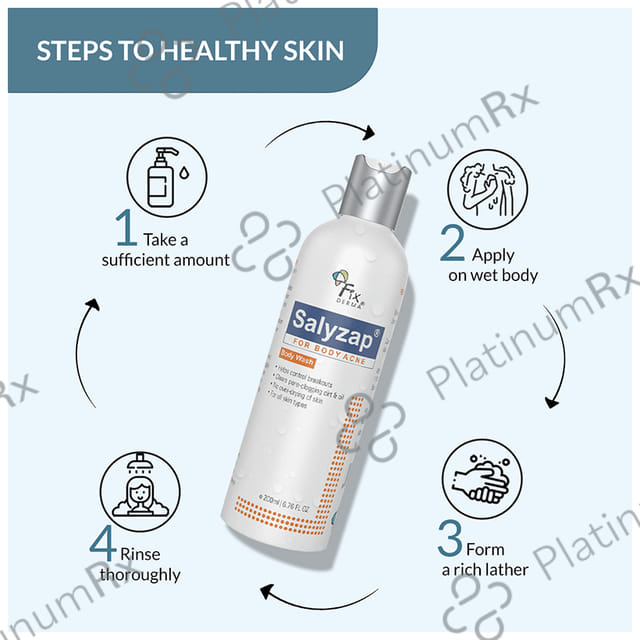 Fixderma Salizap For Body Acne Body Wash