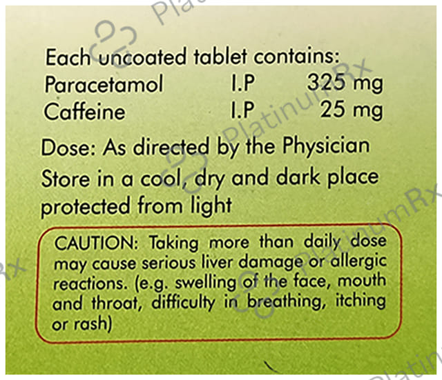 Dolonol 325/25mg Tablet 10s