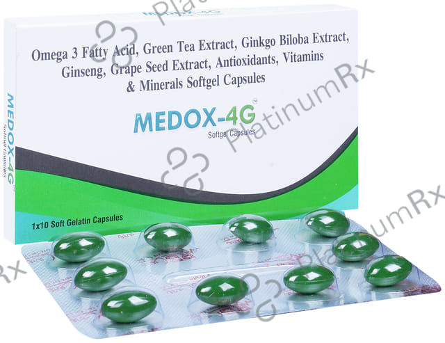 Medox 4G Soft Gelatin Capsule 10s