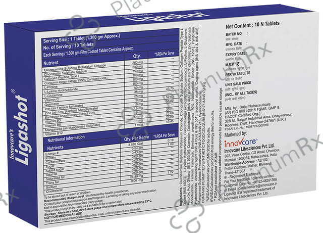 Ligashot Tablet 10s