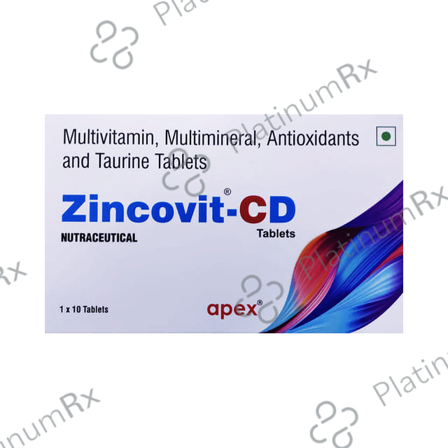 Zincovit CD Nutraceutical Tablet 10s