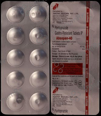 Absopan 40mg Tablet 10s