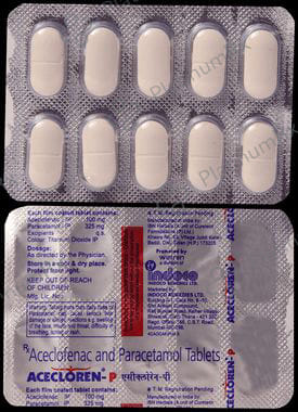 Acecloren P 100/325mg Tablet 10s