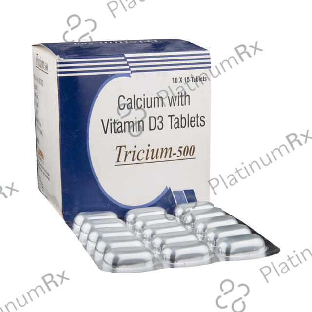 Tricium 500/250IU Tablet 15s