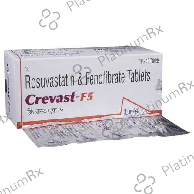 Crevast F 5 67/5mg Tablet 10s