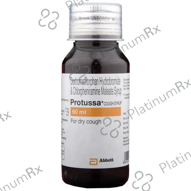 Protussa 1/5mg Cough Syrup 60ml