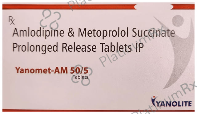 Yanomet-AM 50/5 Tablet PR