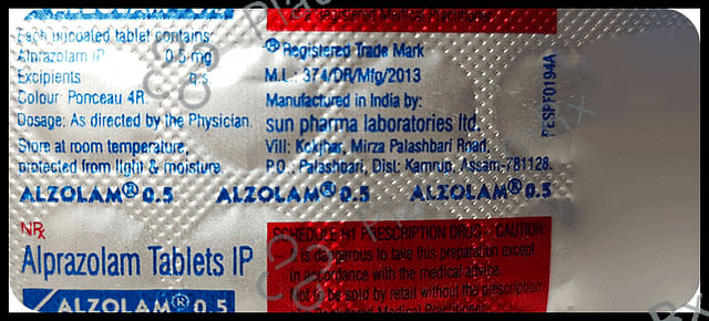Alzolam 0.5mg Tablet