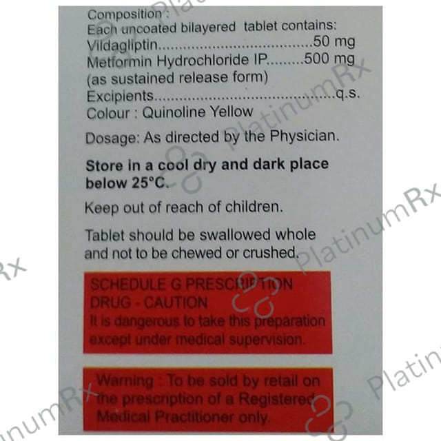 Gluvilda M+ 500/50mg Tablet SR 15s