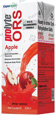 Prolyte ORS Ready To Drink (Apple Flavour) 200ml