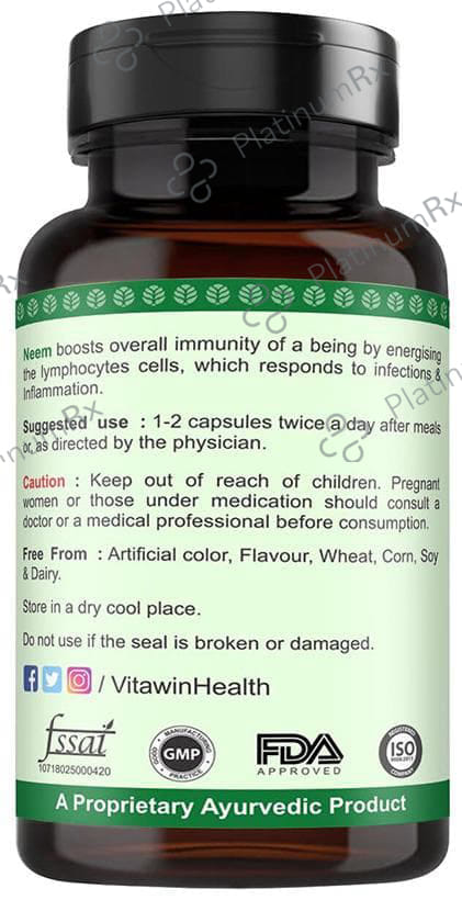 Vitawin Neem 500mg Capsule
