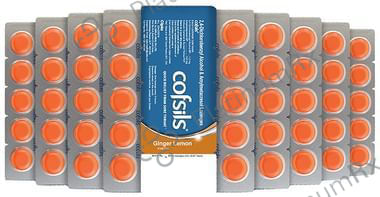 Cofsils 1.2/0.6mg Lozenges Lemon Ginger 10s