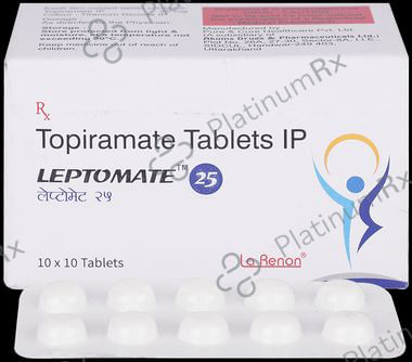 Leptomate 25mg Tablet 10s