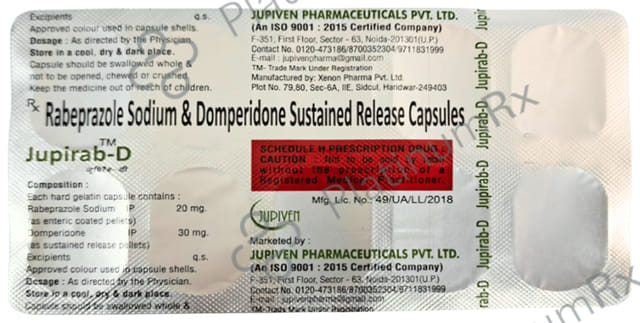 Jupirab 30/20mg D Capsule SR 10s