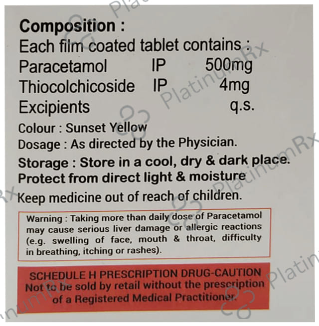 Thriocol A 100/4mg Tablet 10s
