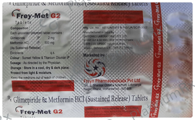 Frey Met G 2mg Tablet SR 10s
