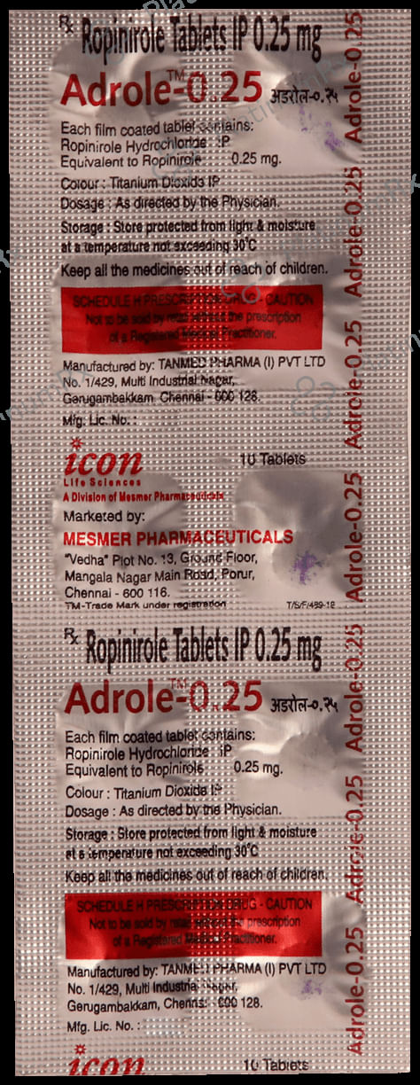Adrole 0.25mg Tablet 10s