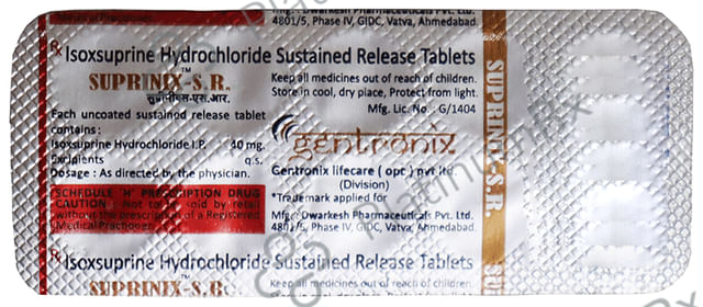 Suprinix 40mg SR Tablet 10s