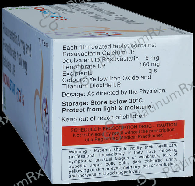 Novastat TG 160/5mg Tablet 10s