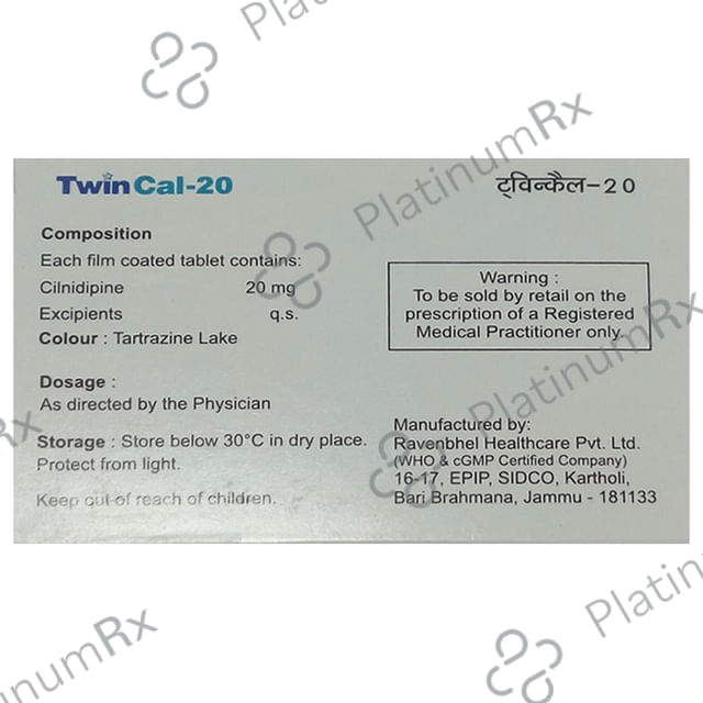 Twincal 20mg Tablet 10s