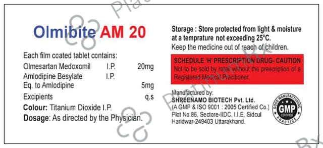 Olmibite AM 20 Tablet