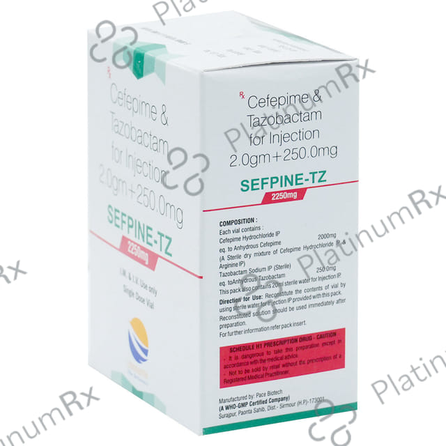 Sefpine-TZ 2250mg Injection
