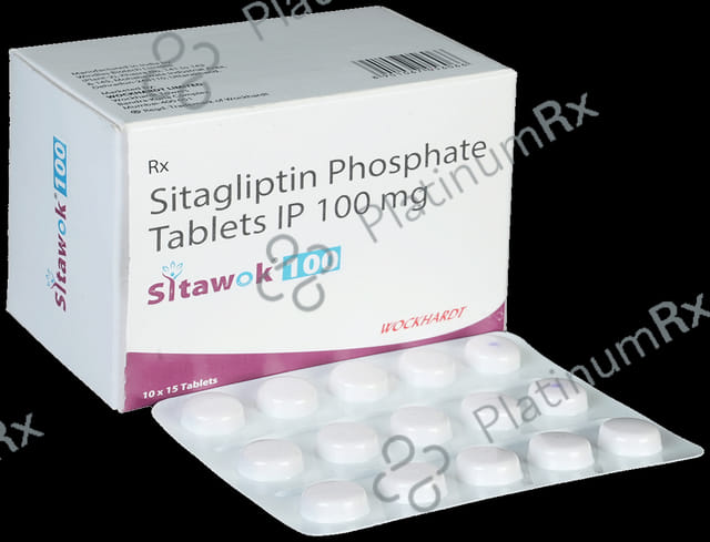 Sitawok 100mg Tablet 15s