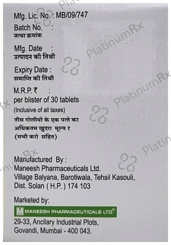 Doxinate Plus Tablet 30s