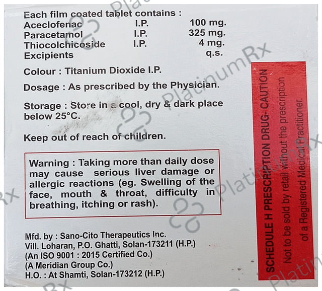 Ishinac MR Tablet 10s