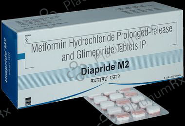Diapride M2 2/500mg Tablet PR 15s